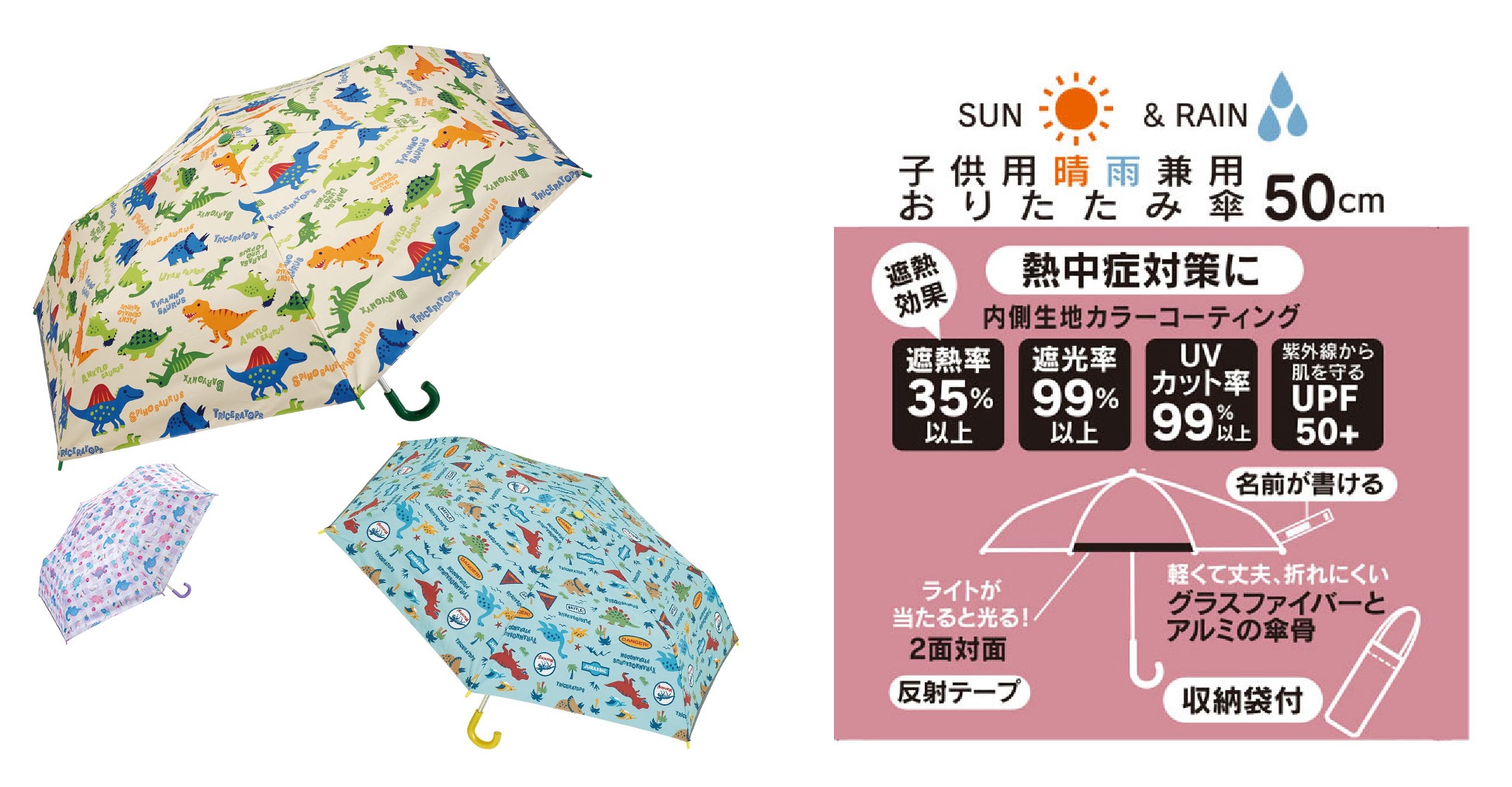 UBOTSR1　晴雨兼用　折りたたみ傘